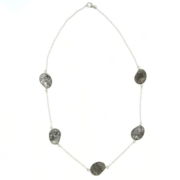 Tourmalinated Quartz Chain model N7-004a